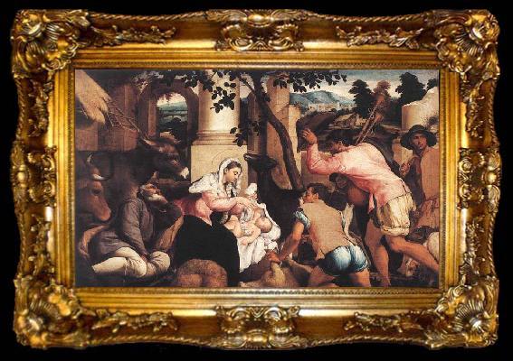 framed  BASSANO, Jacopo Adam and Eve in the Garden of Eden, ta009-2
